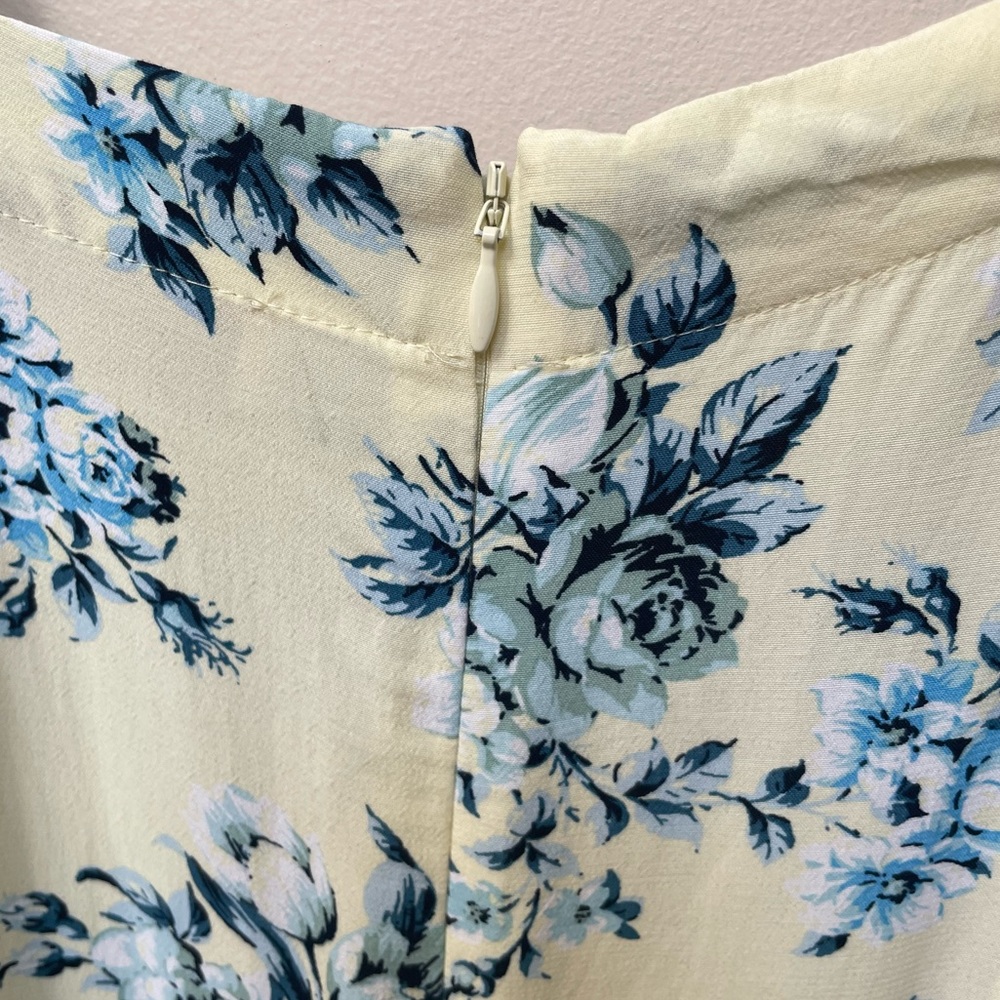 Loft Women’s Plus Floral Ruffle Strap Midi Dress 14 - Picture 6 of 9